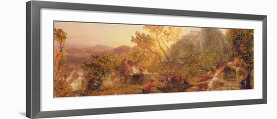 Harvest in the Vineyard, 1859-Samuel Palmer-Framed Giclee Print