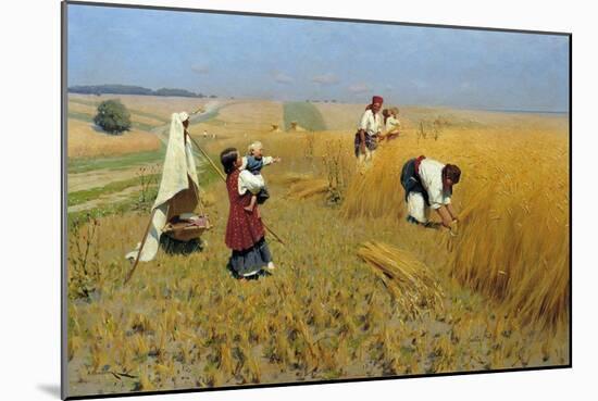 Harvest in Ukraine, 1886-Nikolai Kornilovich Pimonenko-Mounted Giclee Print