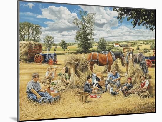 Harvest Lunch-Trevor Mitchell-Mounted Giclee Print