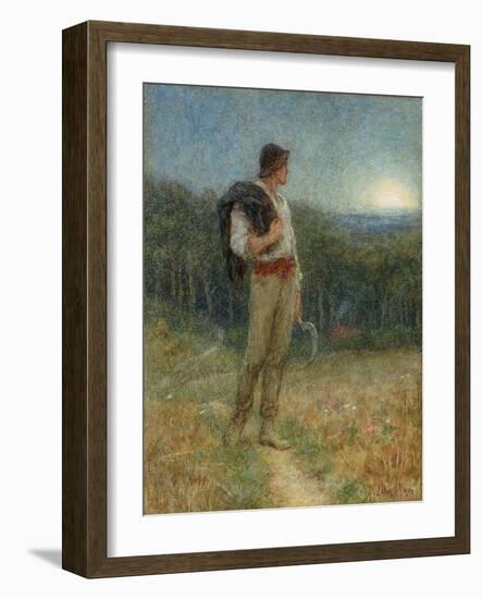 Harvest Moon, 'Globed in Mellow Splendour', 1879-Helen Allingham-Framed Giclee Print