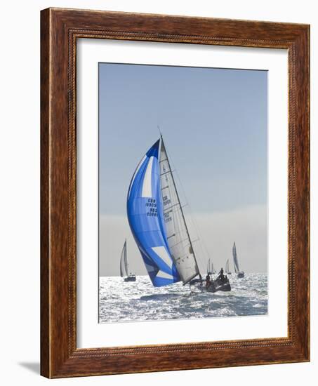 Harvest Moon Regatta, Galveston, Texas, USA-Russell Young-Framed Photographic Print