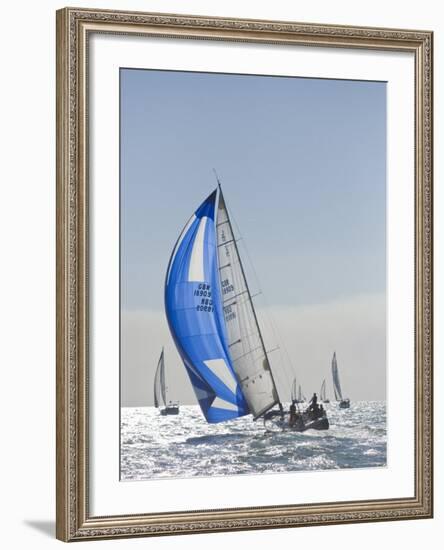 Harvest Moon Regatta, Galveston, Texas, USA-Russell Young-Framed Photographic Print