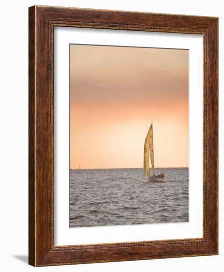 Harvest Moon Regatta, Galveston, Texas, USA-Russell Young-Framed Photographic Print