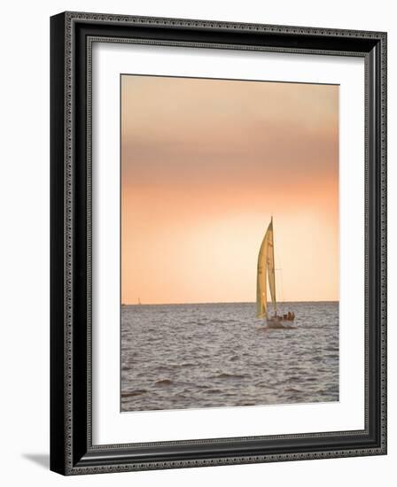 Harvest Moon Regatta, Galveston, Texas, USA-Russell Young-Framed Photographic Print