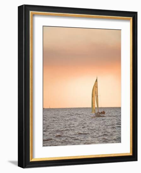 Harvest Moon Regatta, Galveston, Texas, USA-Russell Young-Framed Photographic Print