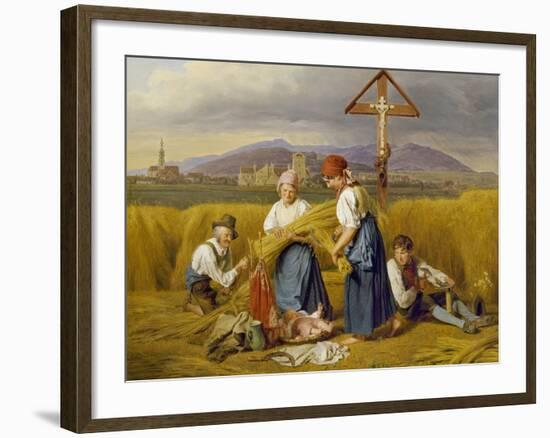 Harvest (Near Zell Am See), 1846/47-Ferdinand Georg Waldmüller-Framed Giclee Print