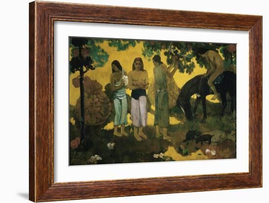Harvest of Fruit-Paul Gauguin-Framed Giclee Print