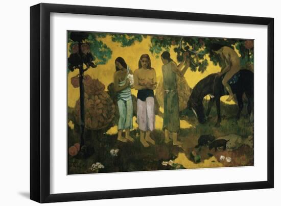 Harvest of Fruit-Paul Gauguin-Framed Giclee Print