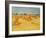 Harvest. Oil on canvas.-Vincent van Gogh-Framed Giclee Print