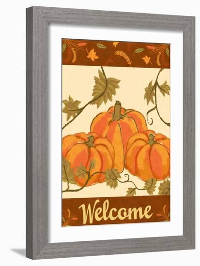 Harvest Pumpkin-Nicholas Biscardi-Framed Art Print