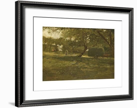 Harvest Scene-Winslow Homer-Framed Premium Giclee Print