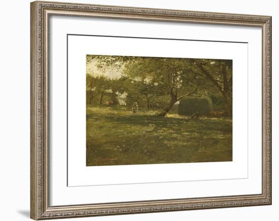 Harvest Scene-Winslow Homer-Framed Premium Giclee Print