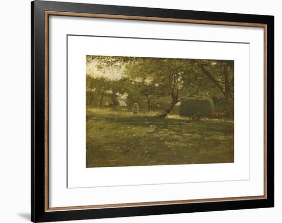 Harvest Scene-Winslow Homer-Framed Premium Giclee Print