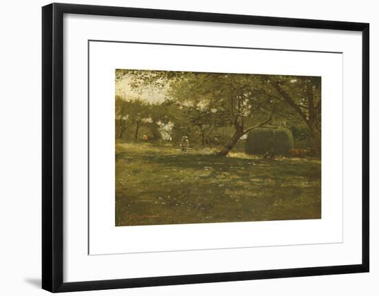 Harvest Scene-Winslow Homer-Framed Premium Giclee Print