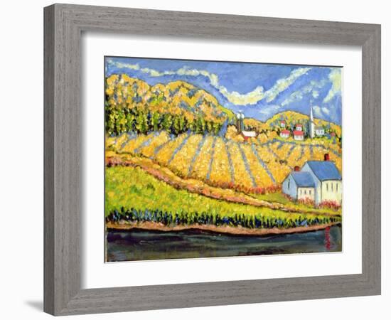 Harvest, St. Germain, Quebec-Patricia Eyre-Framed Giclee Print