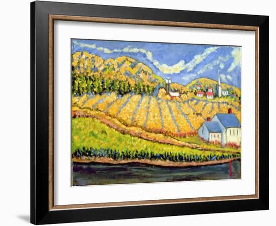 Harvest, St. Germain, Quebec-Patricia Eyre-Framed Giclee Print