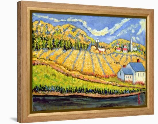 Harvest, St. Germain, Quebec-Patricia Eyre-Framed Premier Image Canvas