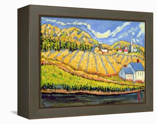 Harvest, St. Germain, Quebec-Patricia Eyre-Framed Premier Image Canvas