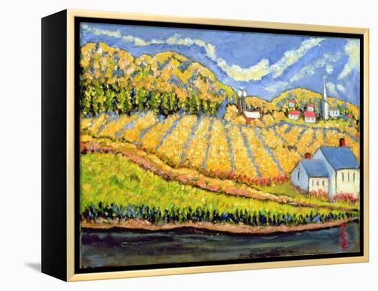 Harvest, St. Germain, Quebec-Patricia Eyre-Framed Premier Image Canvas