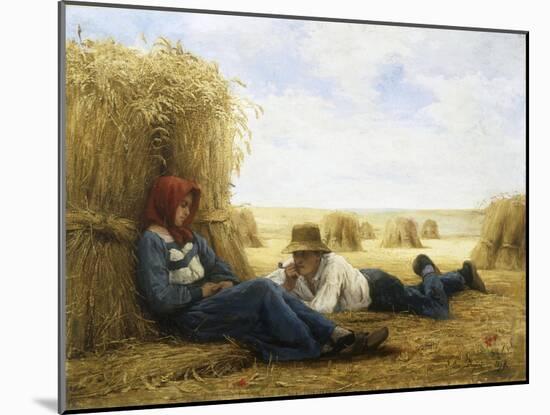 Harvest Time, 1878-Julien Dupre-Mounted Giclee Print