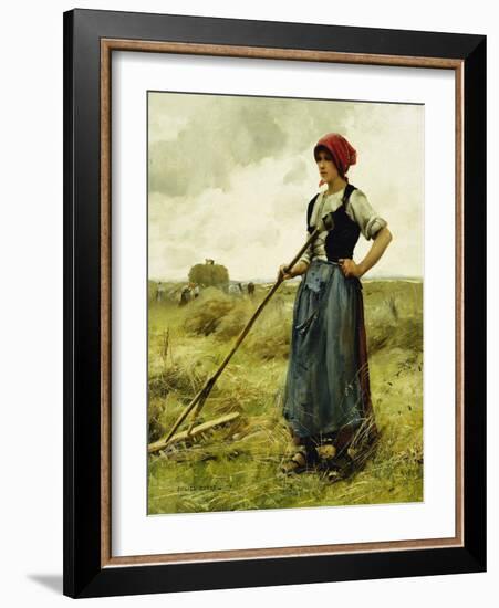 Harvest Time, 1890-Julien Dupré-Framed Giclee Print