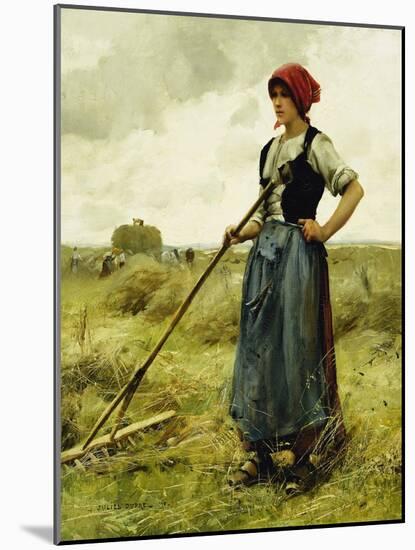 Harvest Time, 1890-Julien Dupré-Mounted Giclee Print