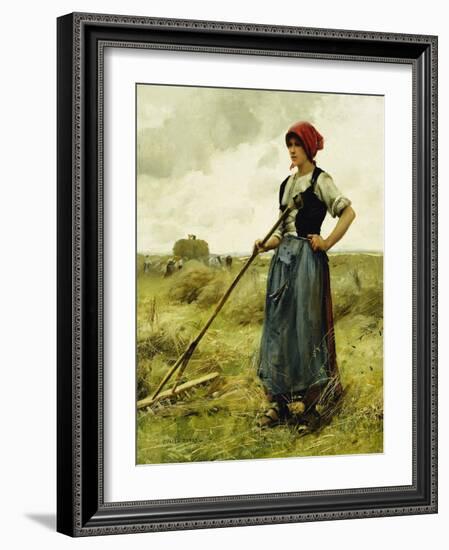 Harvest Time, 1890-Julien Dupré-Framed Giclee Print