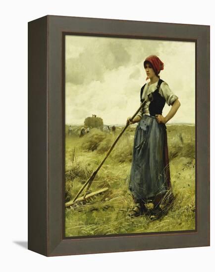 Harvest Time, 1890-Julien Dupre-Framed Premier Image Canvas