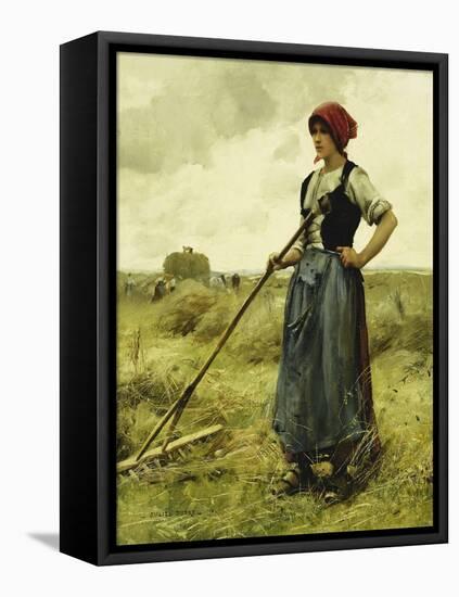 Harvest Time, 1890-Julien Dupre-Framed Premier Image Canvas
