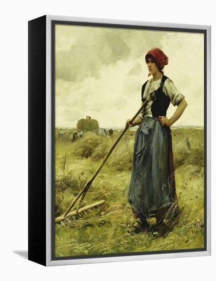 Harvest Time, 1890-Julien Dupre-Framed Premier Image Canvas