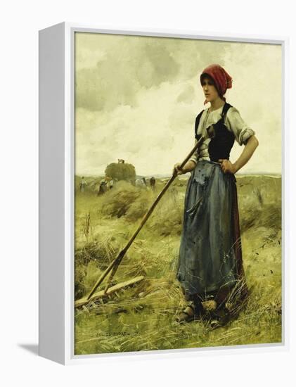 Harvest Time, 1890-Julien Dupre-Framed Premier Image Canvas