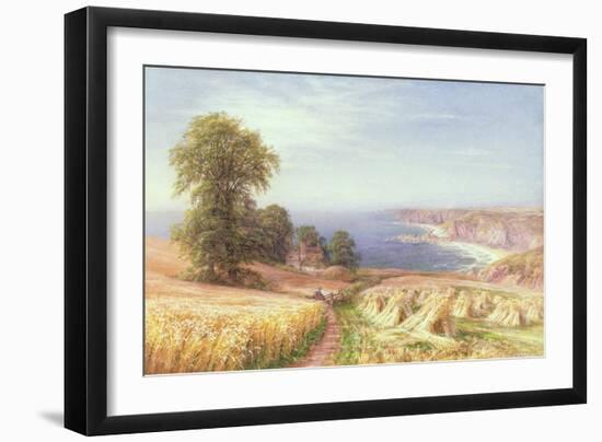 Harvest Time by the Sea, 1881-Edmund George Warren-Framed Giclee Print