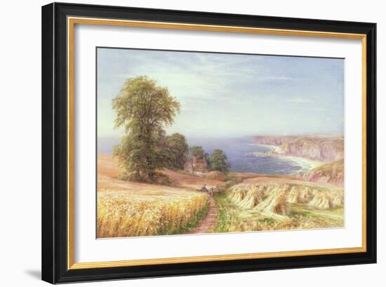 Harvest Time by the Sea, 1881-Edmund George Warren-Framed Giclee Print