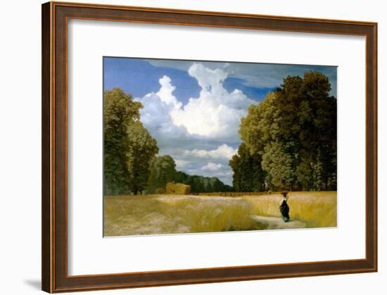 Harvest Time-Robert Zünd-Framed Giclee Print