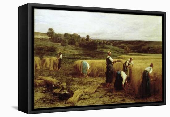 Harvest Time-Léon Augustin L'hermitte-Framed Premier Image Canvas