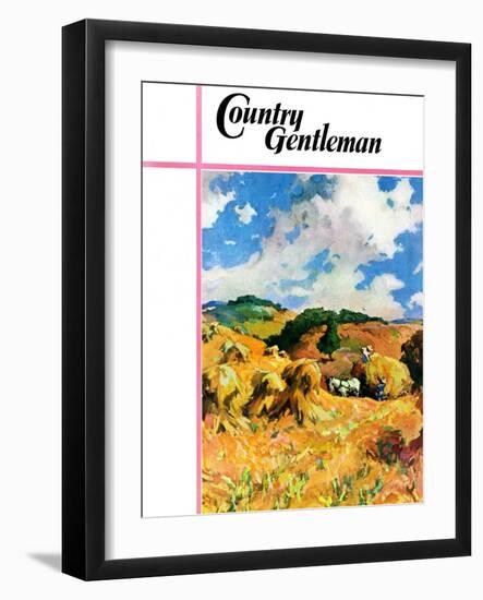 "Harvest Wheat," Country Gentleman Cover, September 1, 1940-null-Framed Giclee Print