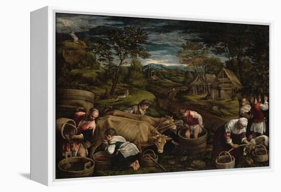 Harvest-Jacopo Bassano-Framed Premier Image Canvas