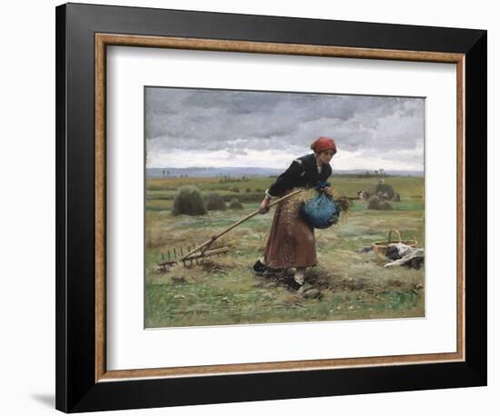 Harvesting, circa 1885-Julien Dupre-Framed Giclee Print