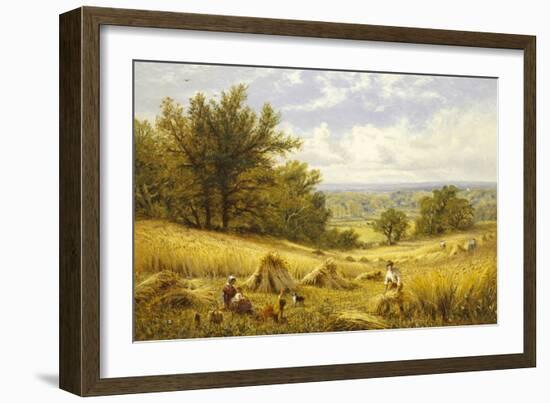 Harvesting-Alfred Augustus Glendenning-Framed Giclee Print