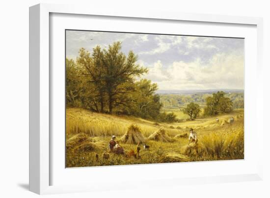 Harvesting-Alfred Augustus Glendenning-Framed Giclee Print