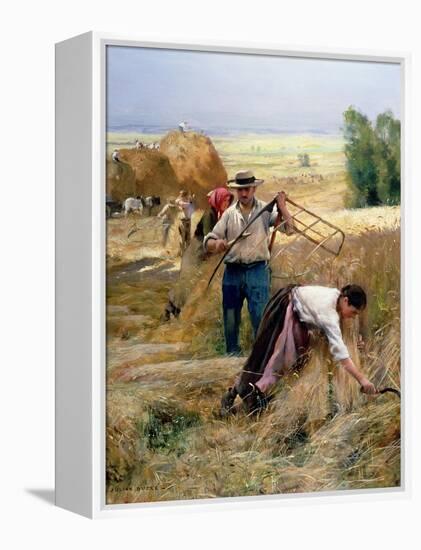 Harvesting-Julien Dupré-Framed Premier Image Canvas