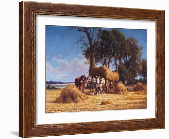 Harvests-Charles Clair-Framed Giclee Print