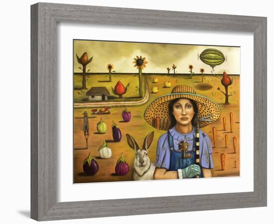 Harvey and the Excentric Farmer-Leah Saulnier-Framed Giclee Print