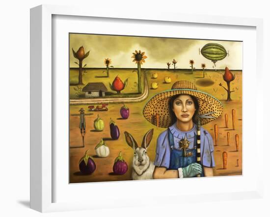 Harvey and the Excentric Farmer-Leah Saulnier-Framed Giclee Print