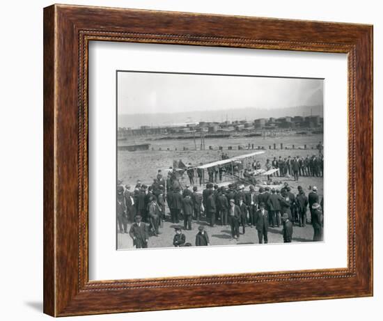 Harvey Crawford at Tacoma, 1912-Marvin Boland-Framed Giclee Print