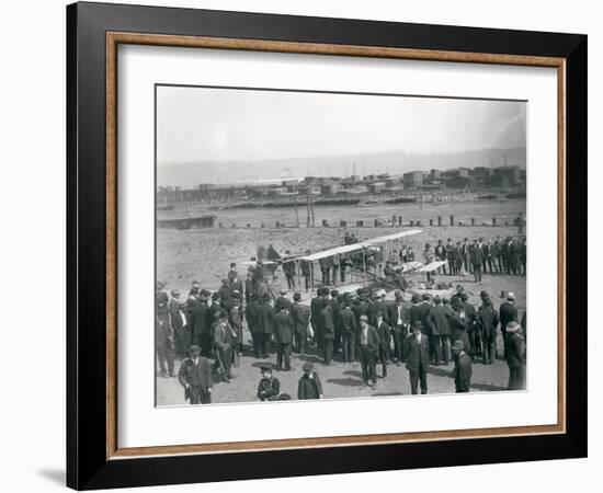 Harvey Crawford at Tacoma, 1912-Marvin Boland-Framed Giclee Print