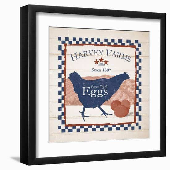 Harvey Farms Eggs-Diane Stimson-Framed Art Print