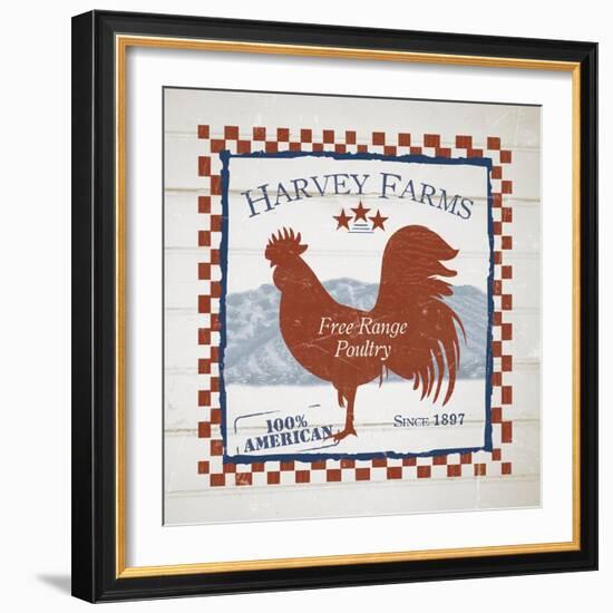 Harvey Farms Poultry-Diane Stimson-Framed Premium Giclee Print