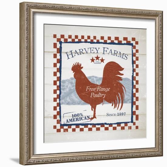 Harvey Farms Poultry-Diane Stimson-Framed Art Print