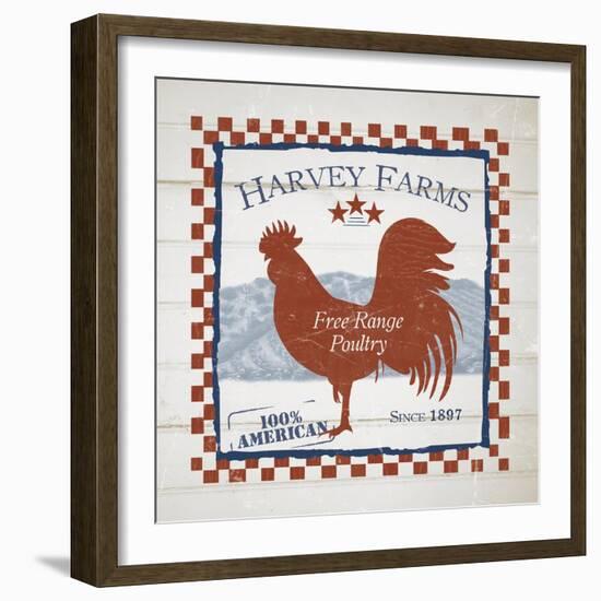 Harvey Farms Poultry-Diane Stimson-Framed Art Print